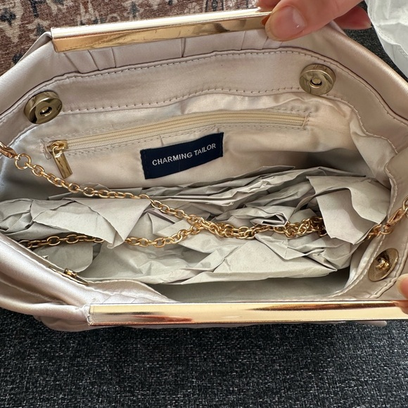 Charming Tailor Clutch Evening Bag in Champagne - Picture 2 of 5